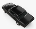 Ford Mustang hardtop 1968 3D模型 顶视图