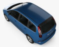 Ford C-Max 2010 3d model top view