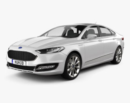 Ford Mondeo (Fusion) Vignale 2018 3D-Modell