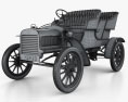 Ford Model C 1904 3D-Modell wire render