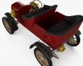 Ford Model C 1904 3D模型 顶视图
