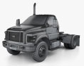 Ford F-650 / F-750 Regular Cab Tractor 2019 Modèle 3d wire render