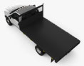 Ford F-350 Regular Cab Flatbed 2016 3d model top view