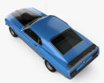 Ford Mustang Mach 1 351 1969 3d model top view