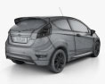 Ford Fiesta Zetec S Black Edition 2017 3D 모델 