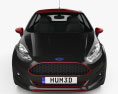 Ford Fiesta Zetec S Black Edition 2017 3D 모델  front view