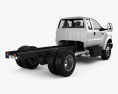 Ford F-650 / F-750 Super Cab Chassis 2019 3D 모델  back view