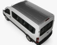 Ford Transit Carrinha de Passageiros L2H3 2017 Modelo 3d vista de cima
