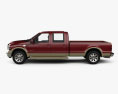 Ford F-350 Super Crew Cab King Ranch 2007 3d model side view