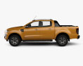 Ford Ranger Double Cab Wildtrak 2019 3d model side view