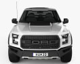 Ford F-150 Super Crew Cab Raptor 2018 3Dモデル front view