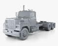 Ford LTL900 Camión Tractor 2024 Modelo 3D clay render