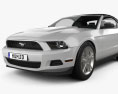 Ford Mustang V6 Cabriolet 2013 3D-Modell