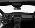 Ford Mustang V6 descapotable con interior 2013 Modelo 3D dashboard
