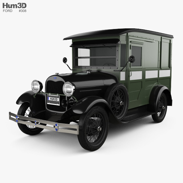 Ford Model A Delivery Truck 1931 3D model