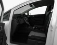 Ford Fiesta пятидверный с детальным интерьером 2016 3D модель seats