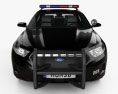 Ford Taurus 警察 Interceptor セダン HQインテリアと 2016 3Dモデル front view