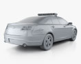 Ford Taurus 警察 Interceptor セダン HQインテリアと 2016 3Dモデル