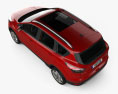Ford Escape Titanium с детальным интерьером 2020 3D модель top view
