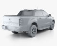 Ford Ranger Подвійна кабіна Wildtrak з детальним інтер'єром 2019 3D модель
