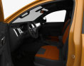 Ford Ranger Подвійна кабіна Wildtrak з детальним інтер'єром 2019 3D модель seats