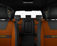 Ford Ranger Cabine Dupla Wildtrak com interior 2019 Modelo 3d
