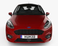 Ford Fiesta ST-Line 2017 3d model front view