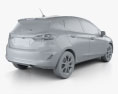 Ford Fiesta Titanium 2017 3D-Modell