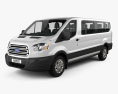 Ford Transit Fourgonnette de Tourisme L2H1 2017 Modèle 3d