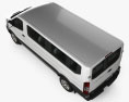 Ford Transit パッセンジャーバン L2H1 2017 3Dモデル top view