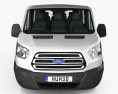 Ford Transit 승객용 밴 L2H1 2017 3D 모델  front view
