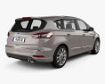 Ford S-Max Vignale 2019 3Dモデル 後ろ姿