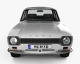Ford Escort RS1600 1970 3D 모델  front view