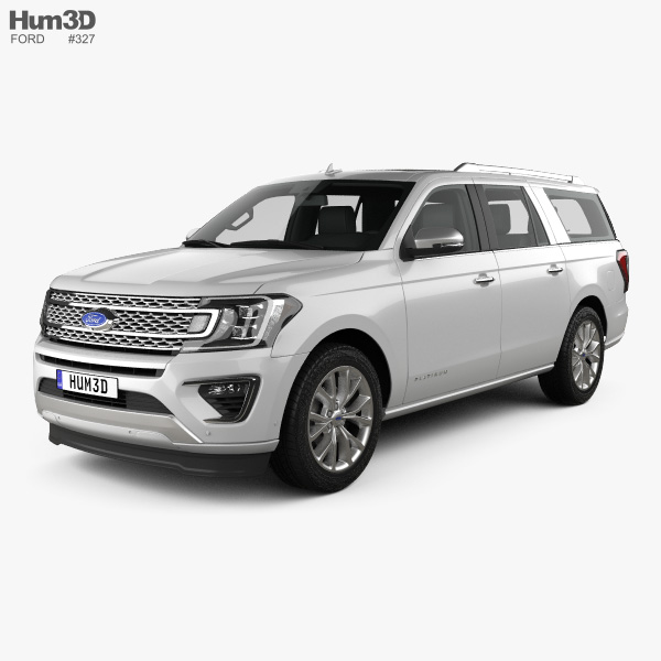 Ford Expedition MAX Platinum 2020 3D model
