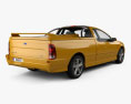 Ford Falcon Ute XR8 2009 3d model back view