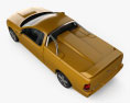 Ford Falcon Ute XR8 2009 3d model top view