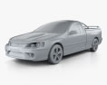 Ford Falcon Ute XR8 2009 3d model clay render