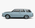 Ford Taunus (P6) 12M Station Wagon 1967 Modelo 3D vista lateral