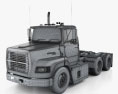 Ford Aeromax L9000 Day Cab Camião Tractor 1998 Modelo 3d wire render