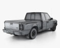 Ford Ranger (NA) Extended Cab Flare Side XLT 2012 3D 모델 