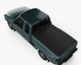 Ford Ranger (NA) Extended Cab Flare Side XLT 2012 Modèle 3d vue du dessus
