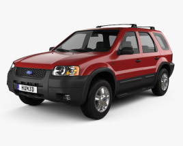 3D model of Ford Escape XLT 2006