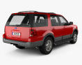 Ford Expedition 2006 3D 모델  back view
