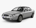 Ford Mondeo 세단 2000 3D 모델 