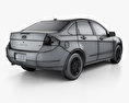 Ford Focus SE US-spec 轿车 2011 3D模型