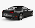 Ford Mustang GT EU-spec descapotable 2020 Modelo 3D vista trasera