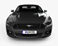 Ford Mustang GT EU-spec descapotable 2020 Modelo 3D vista frontal