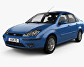 Ford Focus 세단 2005 3D 모델 