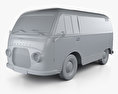 Ford Taunus Transit FK1250 1963 Modello 3D clay render