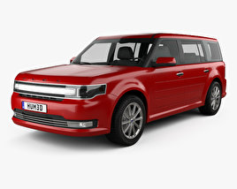 3D model of Ford Flex Limited 2015